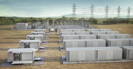 System magazynowania energii akumulatorowej Energiespeichersystem Battery energy storage system
